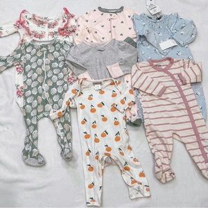 Baby girl Pajama bundle 6-9 months